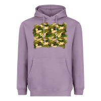 Lavender camouflage background Heavyweight Hoodie - BundleAndBundleShop