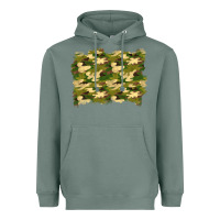 Sage camouflage background Heavyweight Hoodie - BundleAndBundleShop