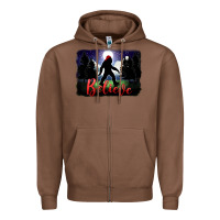 Chestnut bigfoot believe christmas Zipper Hoodie - FaDigitalArtStudio