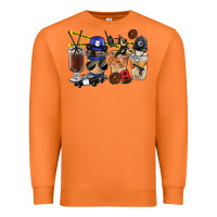 Carrot Police Coffee Cups Premium Sweatshirt - FaDigitalArtStudio