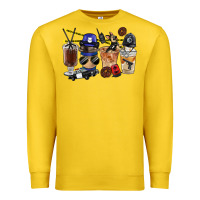 Lemon Police Coffee Cups Premium Sweatshirt - FaDigitalArtStudio