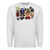 Oatmeal Heather Police Coffee Cups Premium Sweatshirt - FaDigitalArtStudio