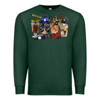 Sports Green Police Coffee Cups Premium Sweatshirt - FaDigitalArtStudio