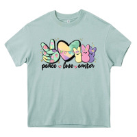Arona peace love peeps Heavy Core Tee - MaliasSmallBusiness