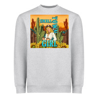 Heather Grey small town girl Heavyweight Sweatshirt - TumblerDesignByShophia