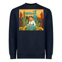 Navy small town girl Heavyweight Sweatshirt - TumblerDesignByShophia