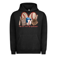 Pigment Black take me out to the ballgame Urban Hoodie - RacoonDesign