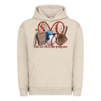 Pigment French Oak take me out to the ballgame Urban Hoodie - RacoonDesign
