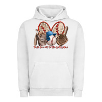Pigment Lunar Rock take me out to the ballgame Urban Hoodie - RacoonDesign