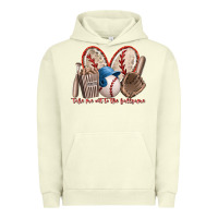 Pigment Pistachio take me out to the ballgame Urban Hoodie - RacoonDesign