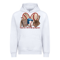 White take me out to the ballgame Urban Hoodie - RacoonDesign