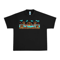 Black dachshund wiener dog Urban Heavy Tee - Jasminsmagicworld