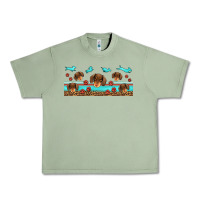 Oil Green dachshund wiener dog Urban Heavy Tee - Jasminsmagicworld