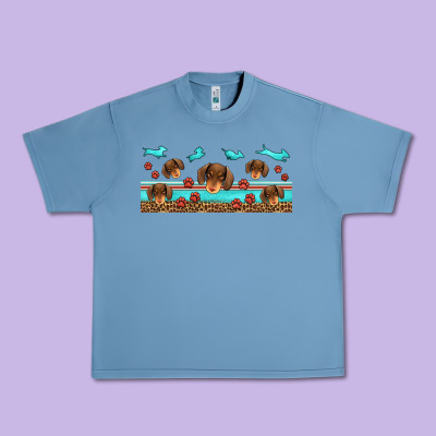 Dachshund Wiener Dog Urban Heavy Tee Designed By Jasminsmagicworld