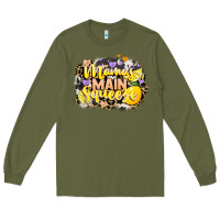 Army Green Mama's main squeeze Long Sleeve Tee - NancyCooperArtShop