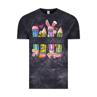 Cloud Black easter teacher pencils Vintage Tee - Artiststas