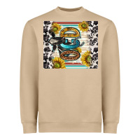 Mushroom ocd with cow Heavyweight Sweatshirt - TumblerDesignByShophia