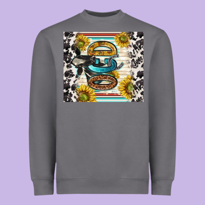 Ocd With Cow Heavyweight Sweatshirt Designed By Tumblerdesignbyshophia