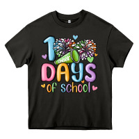 Asphalt 100 days of school cheer Heavy Core Tee - MaliasSmallBusiness