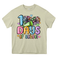 Mossy 100 days of school cheer Heavy Core Tee - MaliasSmallBusiness