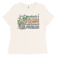 Bone somebodys high maintenance problem Ladies Tee - MaliasSmallBusiness