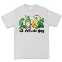 Dove Grey love st. patricks day gnome Premium Tee - MaliasSmallBusiness