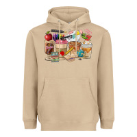 Mushroom Teacher Coffee Cups Heavyweight Hoodie - FaDigitalArtStudio