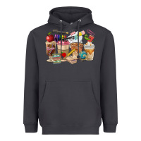 Smoke Teacher Coffee Cups Heavyweight Hoodie - FaDigitalArtStudio