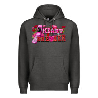 Charcoal Heather Heart breaker Valentine's Day Premium Hoodie - FaDigitalArtStudio