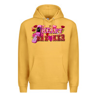 Mustard Heart breaker Valentine's Day Premium Hoodie - FaDigitalArtStudio
