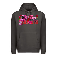 Smoke Heart breaker Valentine's Day Premium Hoodie - FaDigitalArtStudio