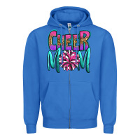 True Royal cheer mom Zipper Hoodie - OliviaCreatesArt