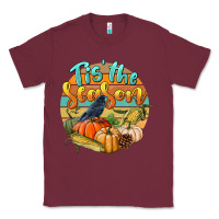 Burgundy tis' the season Classic Tee - LillyAllenDesigns