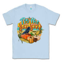 Dusty Blue tis' the season Classic Tee - LillyAllenDesigns