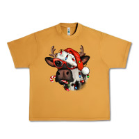 Peanut Butter Christmas cow with antlers Urban Heavy Tee - Jasminsmagicworld
