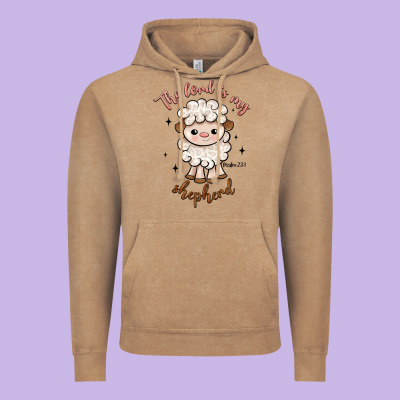 The Lord Is My Shepherd Vintage Hoodie Designed By Artiststas