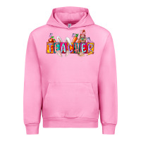 Fuchsia Pink teacher easrter day Urban Hoodie - RacoonDesign