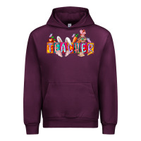 Mauve Wine teacher easrter day Urban Hoodie - RacoonDesign