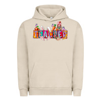 Pigment French Oak teacher easrter day Urban Hoodie - RacoonDesign