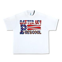 White batter up preschool Urban Heavy Tee - JahusDesignShop