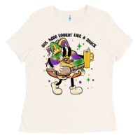 Bone out here lookin like a snack king cake mardi gras Ladies Tee - MaliasSmallBusiness