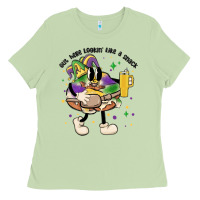 Matcha out here lookin like a snack king cake mardi gras Ladies Tee - MaliasSmallBusiness