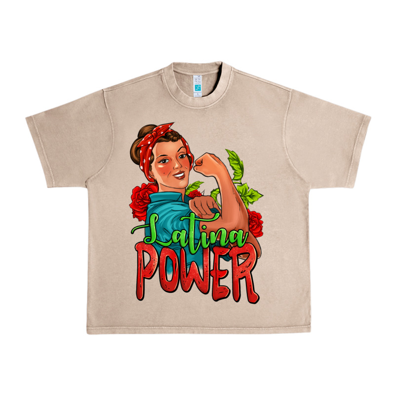 Latina Power Strong Woman Urban Heavy Tee by Jasminsmagicworld | Teevron