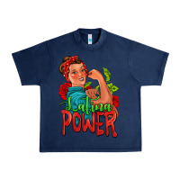 Navy latina power strong woman Urban Heavy Tee - Jasminsmagicworld