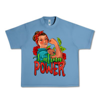 Pebble Blue latina power strong woman Urban Heavy Tee - Jasminsmagicworld
