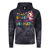 Cloud Black cute smart and a little bit dramatic Vintage Hoodie - Artiststas