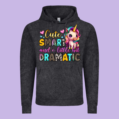 Cute Smart And A Little Bit Dramatic Vintage Hoodie Designed By Artiststas
