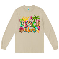 Mushroom Beach vibes Long Sleeve Tee - NancyCooperArtShop