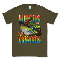 Army Green Hocus Croakus Halloween Frog Classic Tee - LillyAllenDesigns