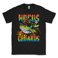 Black Hocus Croakus Halloween Frog Classic Tee - LillyAllenDesigns